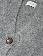 HOLZWEILER - Passage Fluffy Knit Cardigan - cardigans - dk. grey - 8
