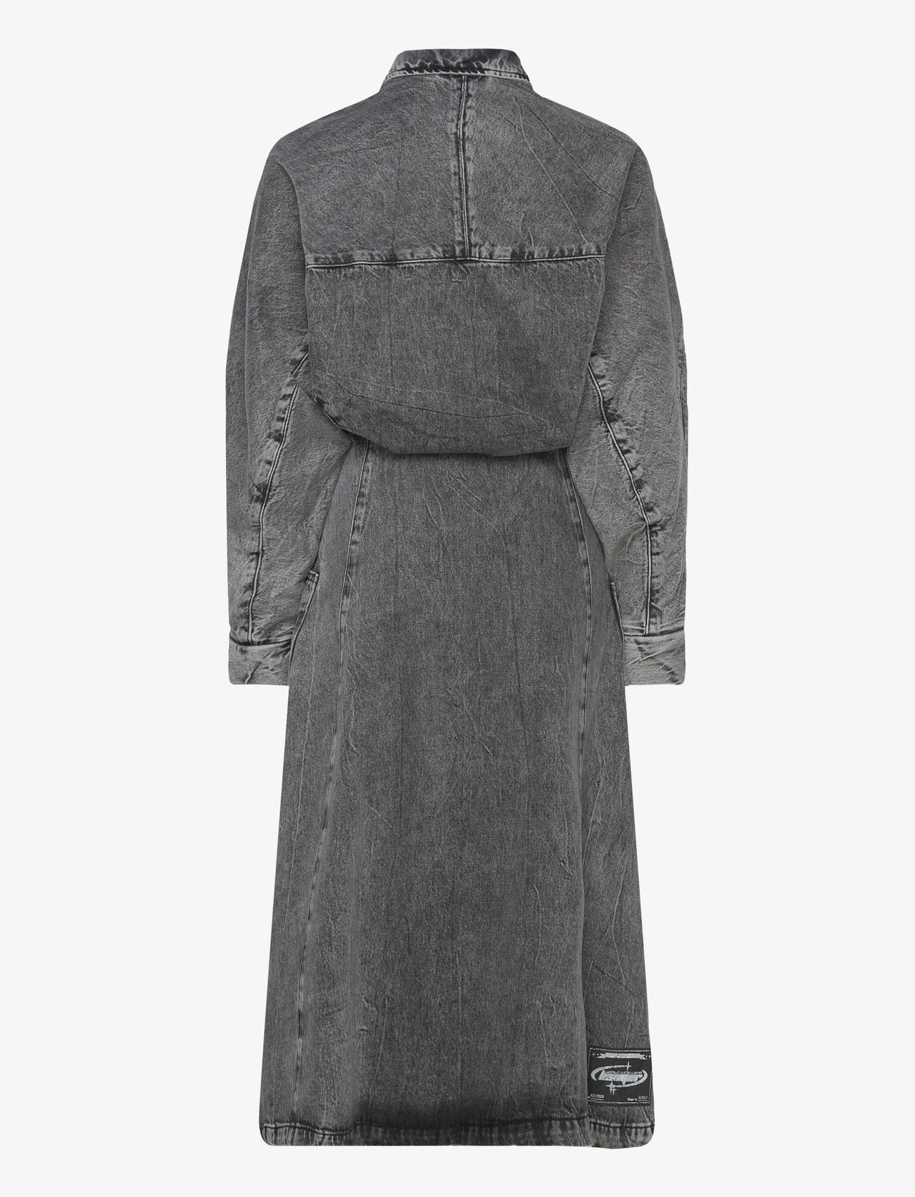 HOLZWEILER - Sousha Denim Long Coat - shirt dresses - dk. grey - 1