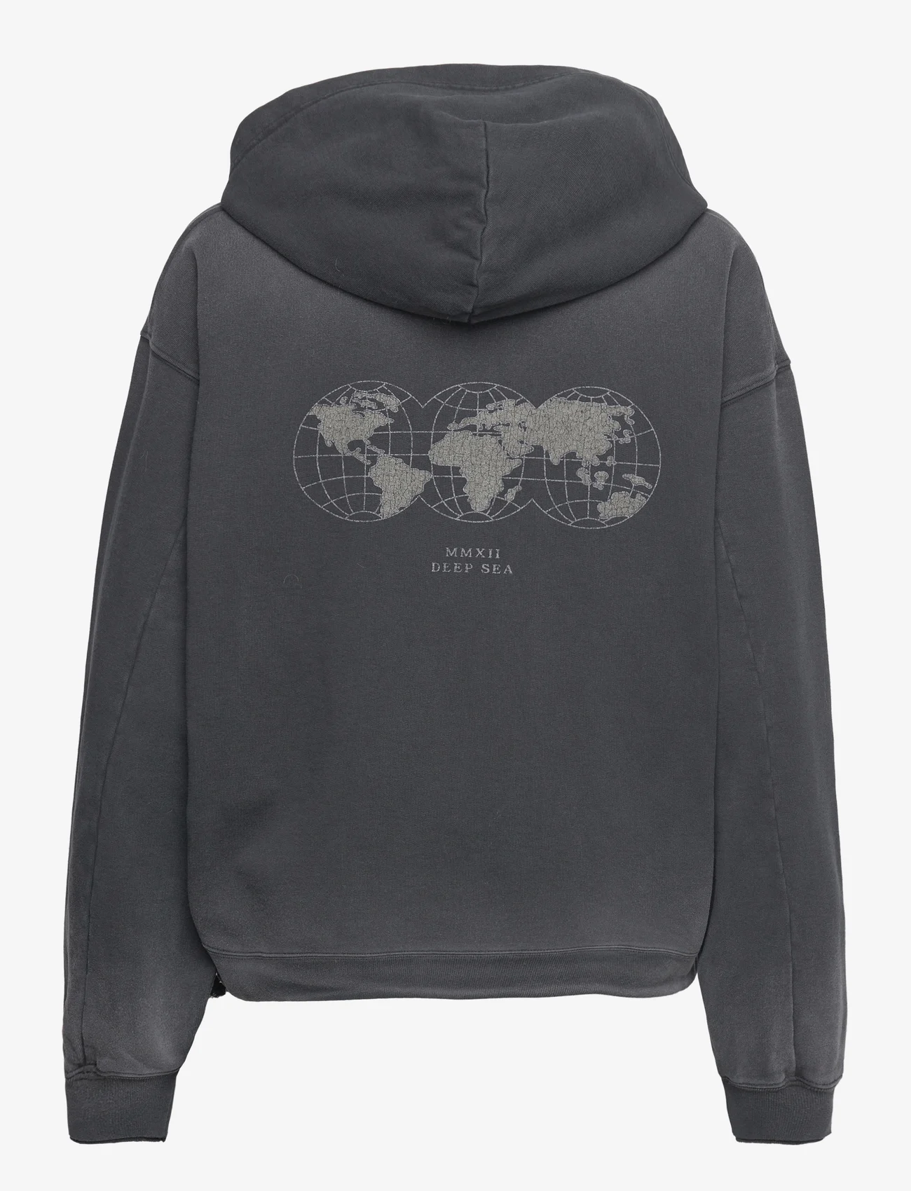HOLZWEILER - W. Omen Oceanic Zip Hoodie - sweatshirts en hoodies - dk. grey - 1