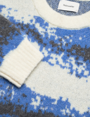 HOLZWEILER - Phingo Striped Crew - knitted round necks - blue mix - 2