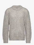 Baha Fishnet Sweater - SAND MIX