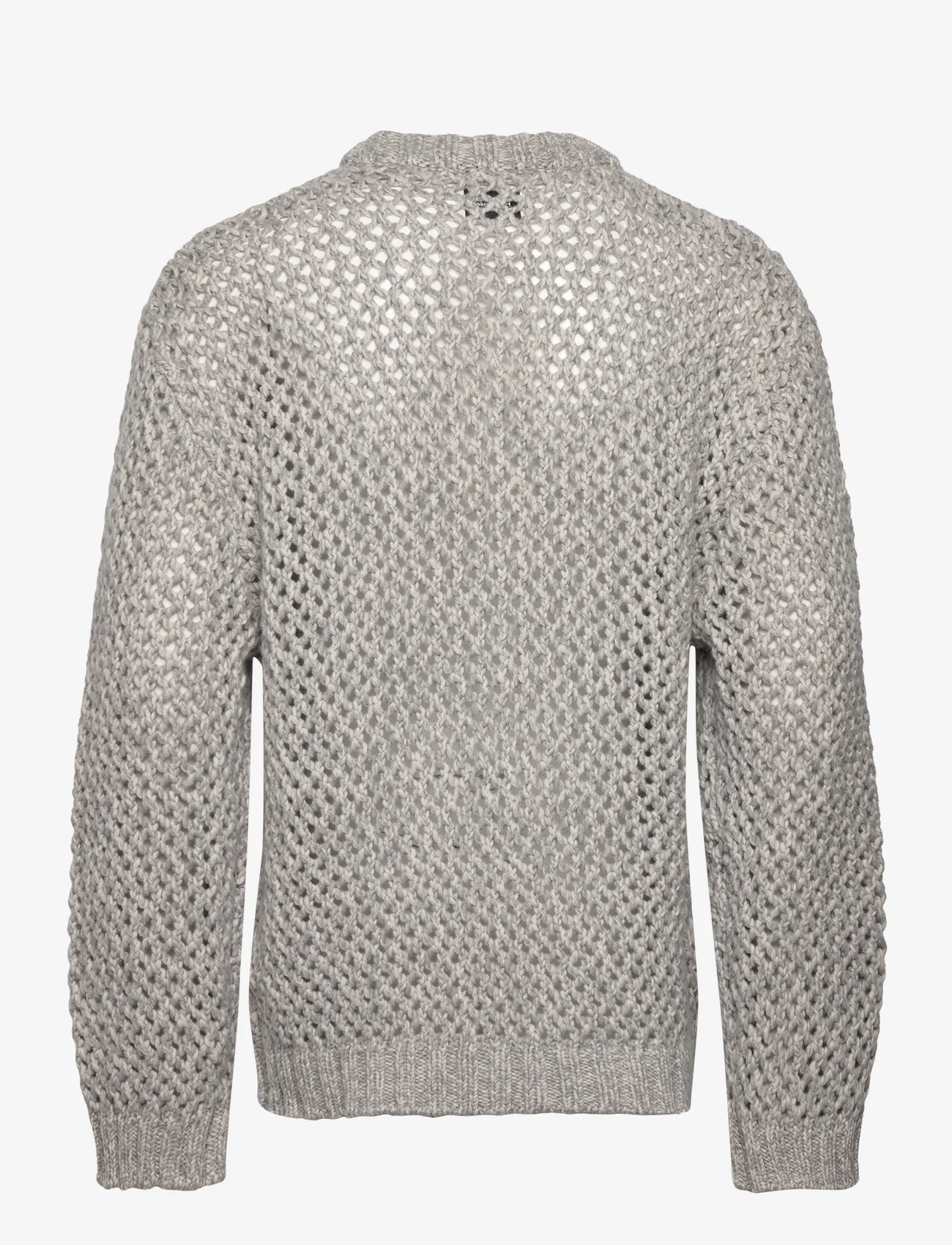 HOLZWEILER - Baha Fishnet Sweater - strik med rund hals - sand mix - 1