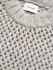 HOLZWEILER - Baha Fishnet Sweater - megztinis su apvalios formos apykakle - sand mix - 2