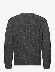 HOLZWEILER - Charles Cable Crew - knitted round necks - grey mix - 1