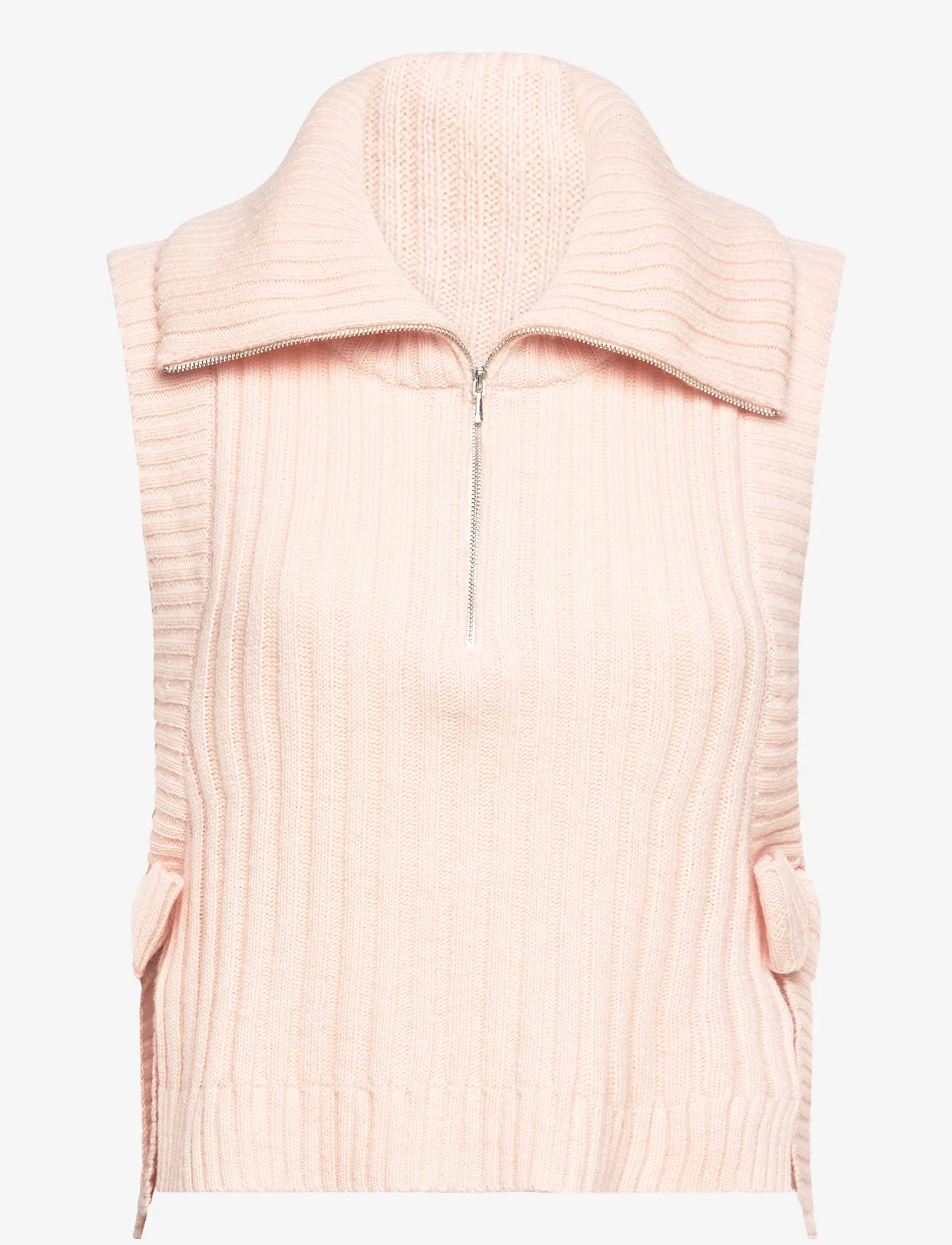 HOLZWEILER - Hafjell Knit Bib - knitted vests - lt. pink - 0