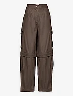 Ebba Cargo Trousers - OLIVE GREEN
