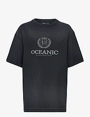 HOLZWEILER - Affection Oceanic Tee - marškinėliai - dk. grey - 0