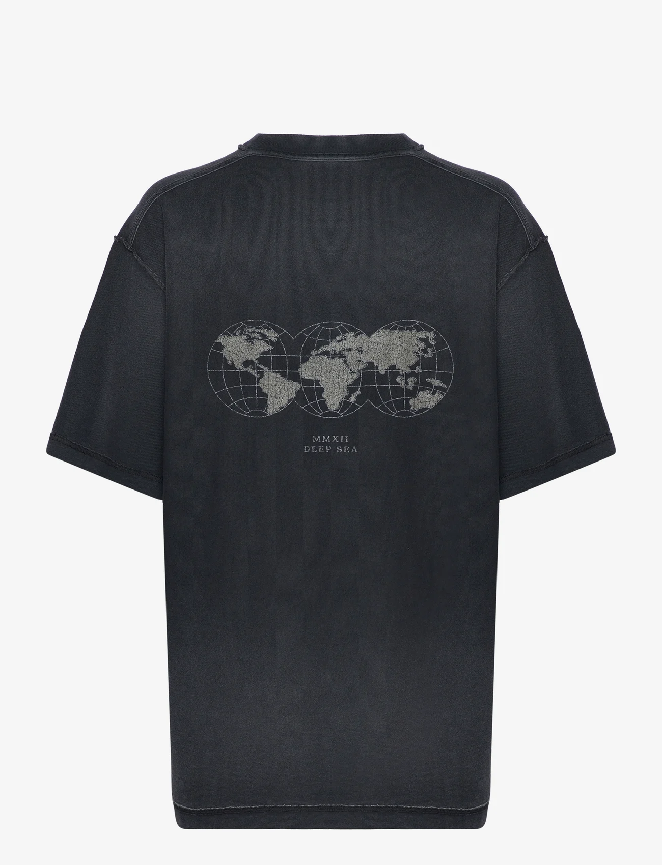 HOLZWEILER - Affection Oceanic Tee - t-shirts & tops - dk. grey - 1