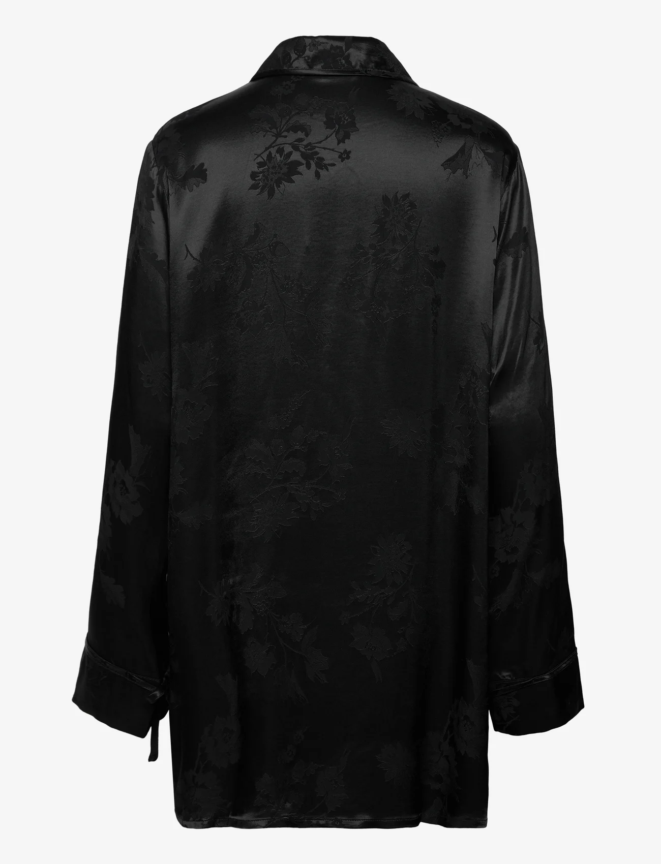 HOLZWEILER - Pom Jaquard Shirt - langermede skjorter - black - 1