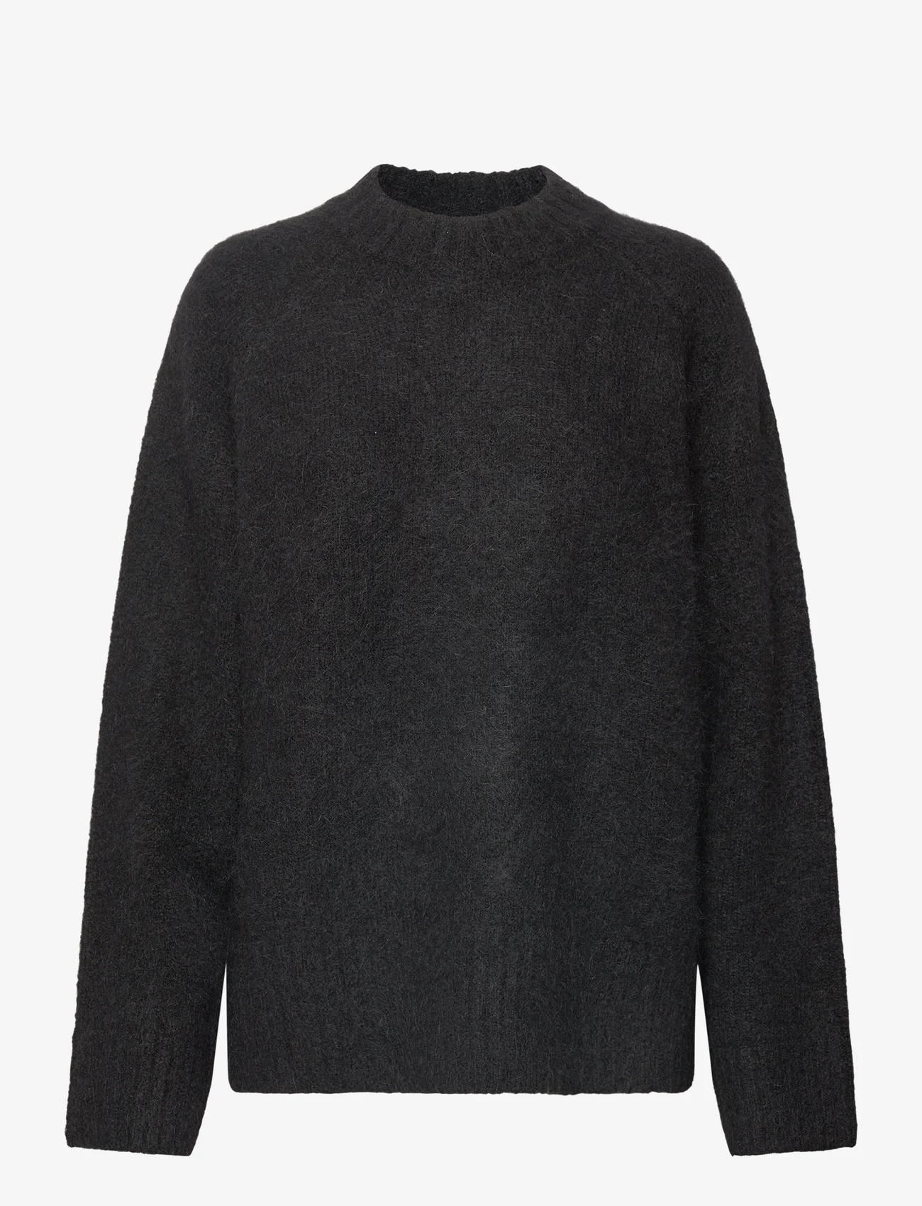 HOLZWEILER - Fure Fluffy Knit Sweater - strikkegensere - black - 0