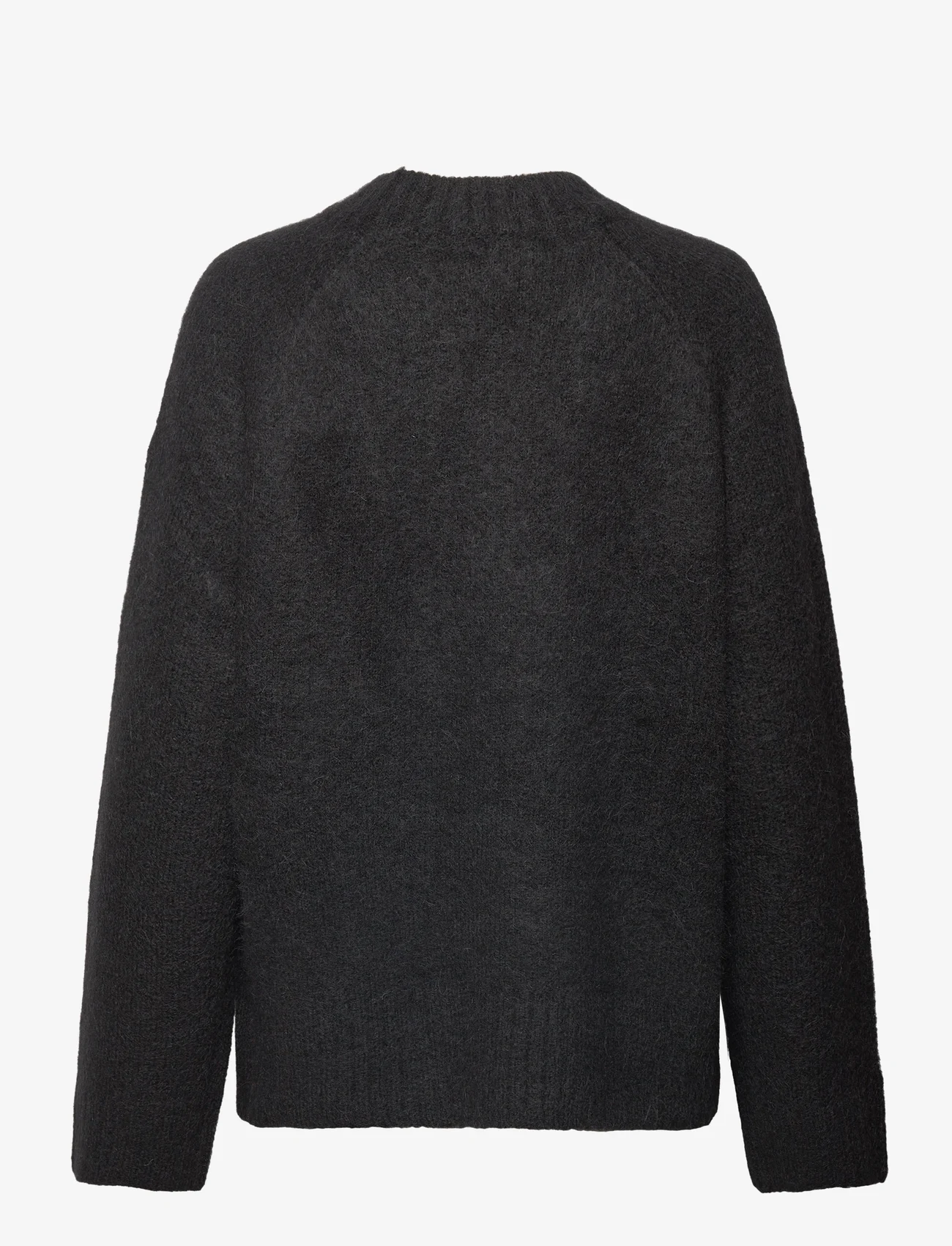 HOLZWEILER - Fure Fluffy Knit Sweater - džemperi - black - 1