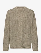 Fure Multi Knit Sweater - LT. GREEN MIX