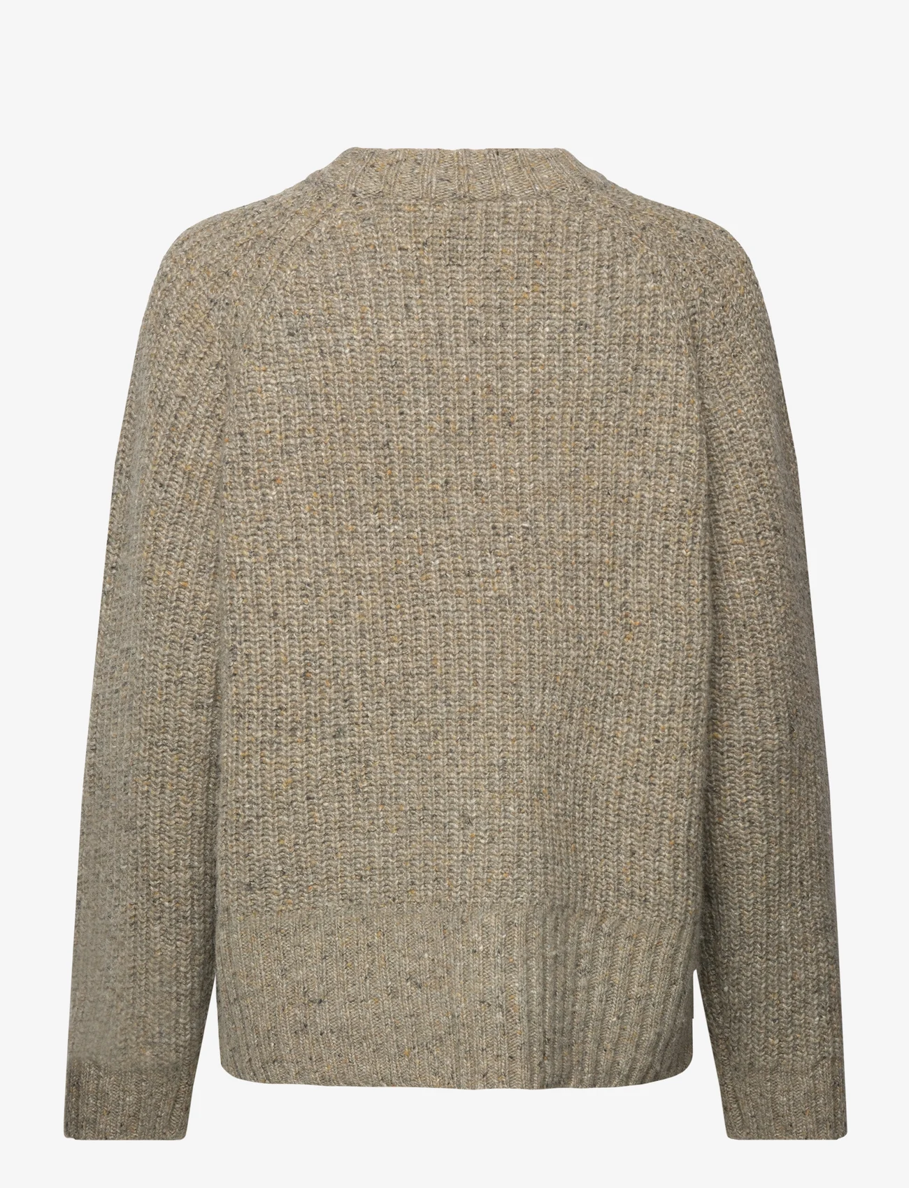 HOLZWEILER - Fure Multi Knit Sweater - strikkegensere - lt. green mix - 1