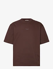 HOLZWEILER - Ranger Oslo Tee - t-shirts - dk. brown - 0