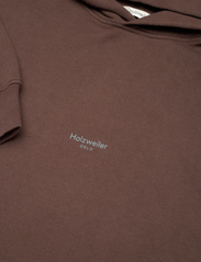 HOLZWEILER - M. Paradise Oslo Hoodie - megztiniai ir džemperiai - dk. brown - 2