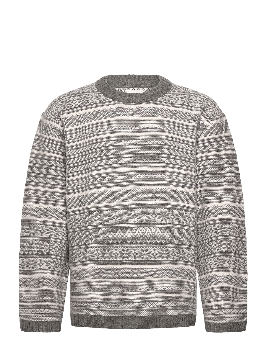 HOLZWEILER - Antarctic Nordic Crew - rund hals - grey mix - 1