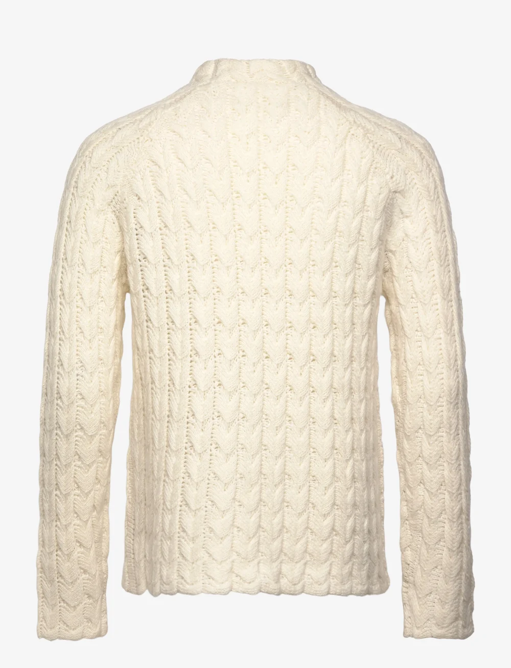 HOLZWEILER - Caraway Cable Crew - rund hals - ecru - 1