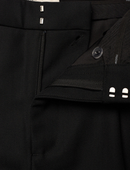 HOLZWEILER - Lan Pleat Trousers - kostiumo kelnės - black - 3