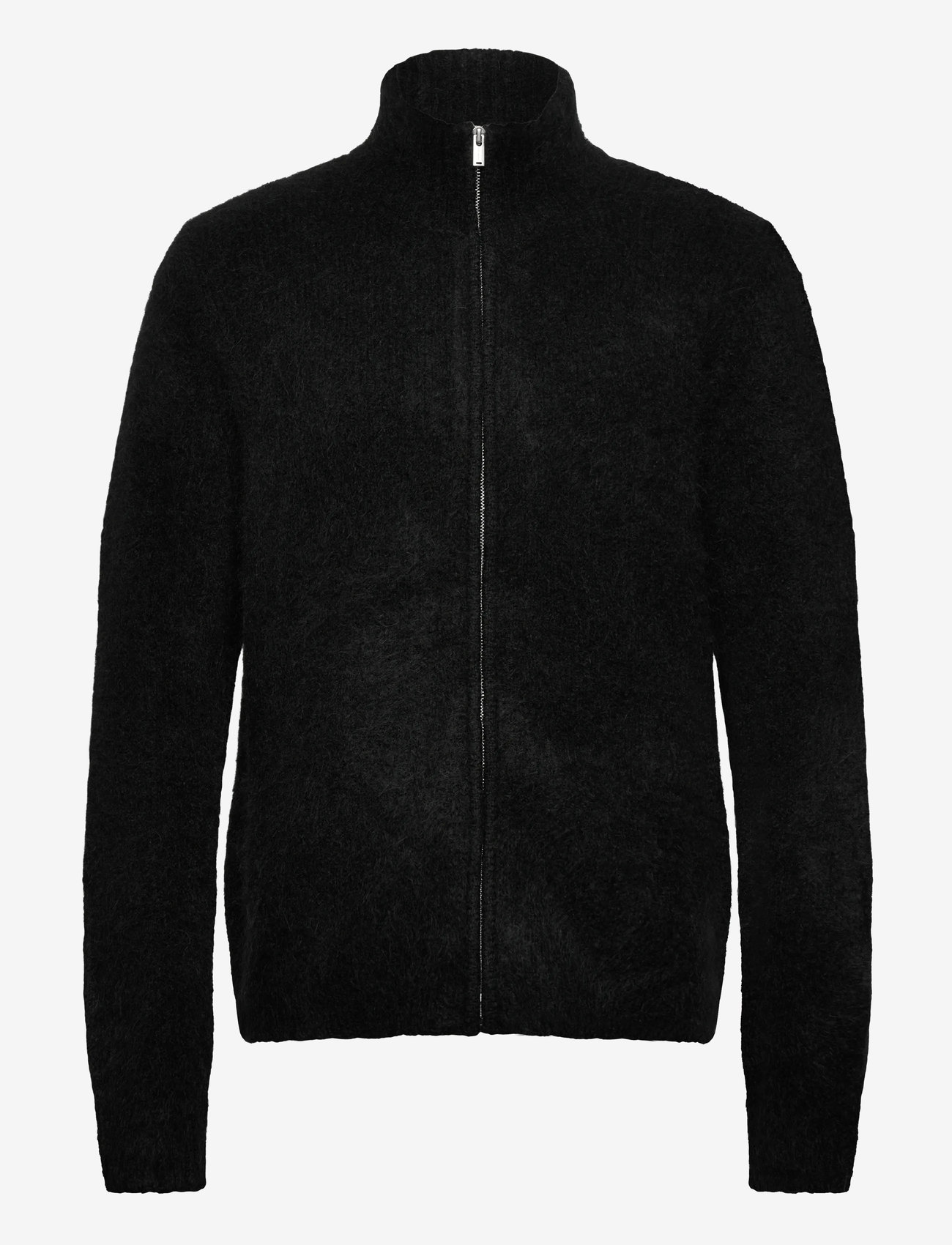 HOLZWEILER - Atlantic Hairy Zip Cardigan - full zip tröjor - black - 0