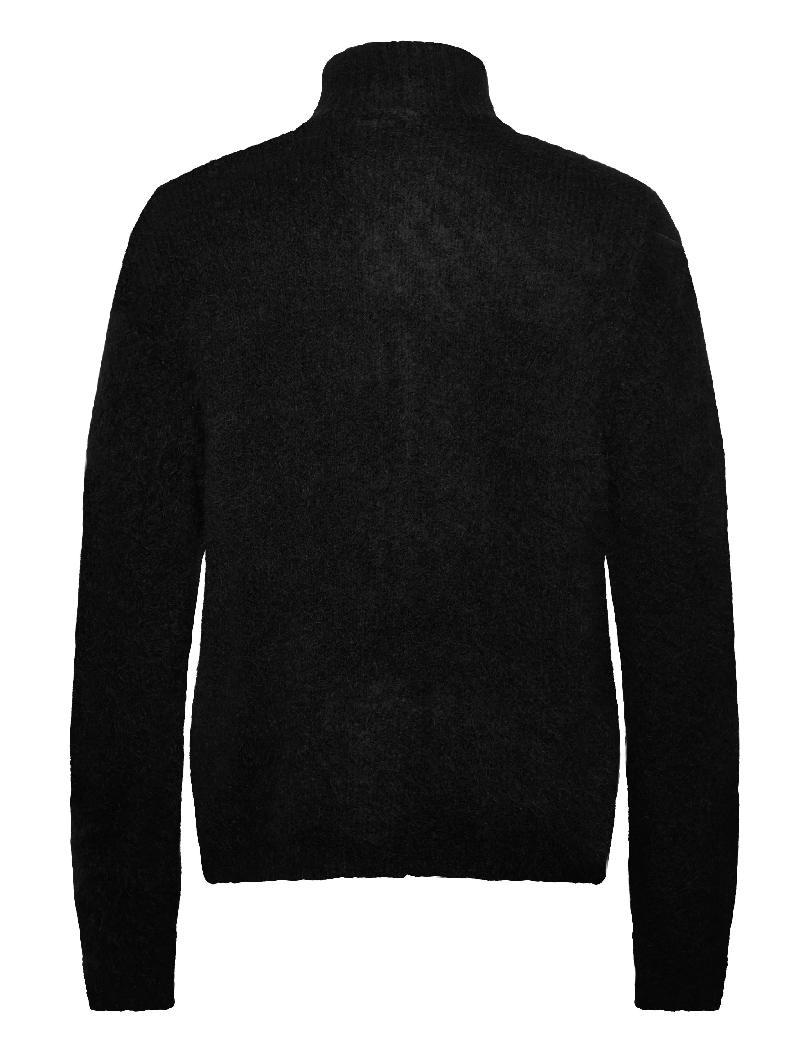 HOLZWEILER - Atlantic Hairy Zip Cardigan - renndar peysur - black - 1