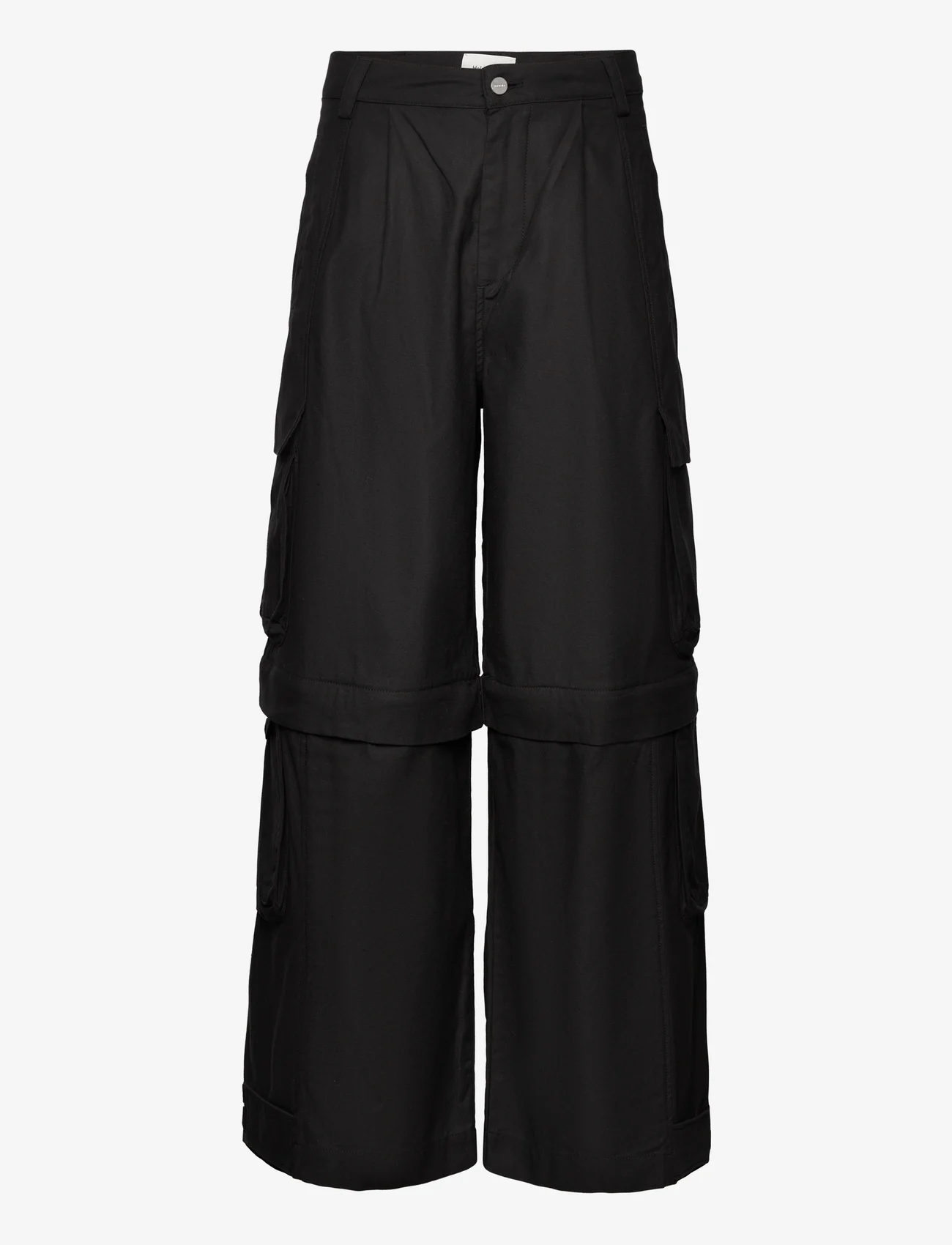 HOLZWEILER - Ebbi Cargo Trousers - cargo pants - black - 0