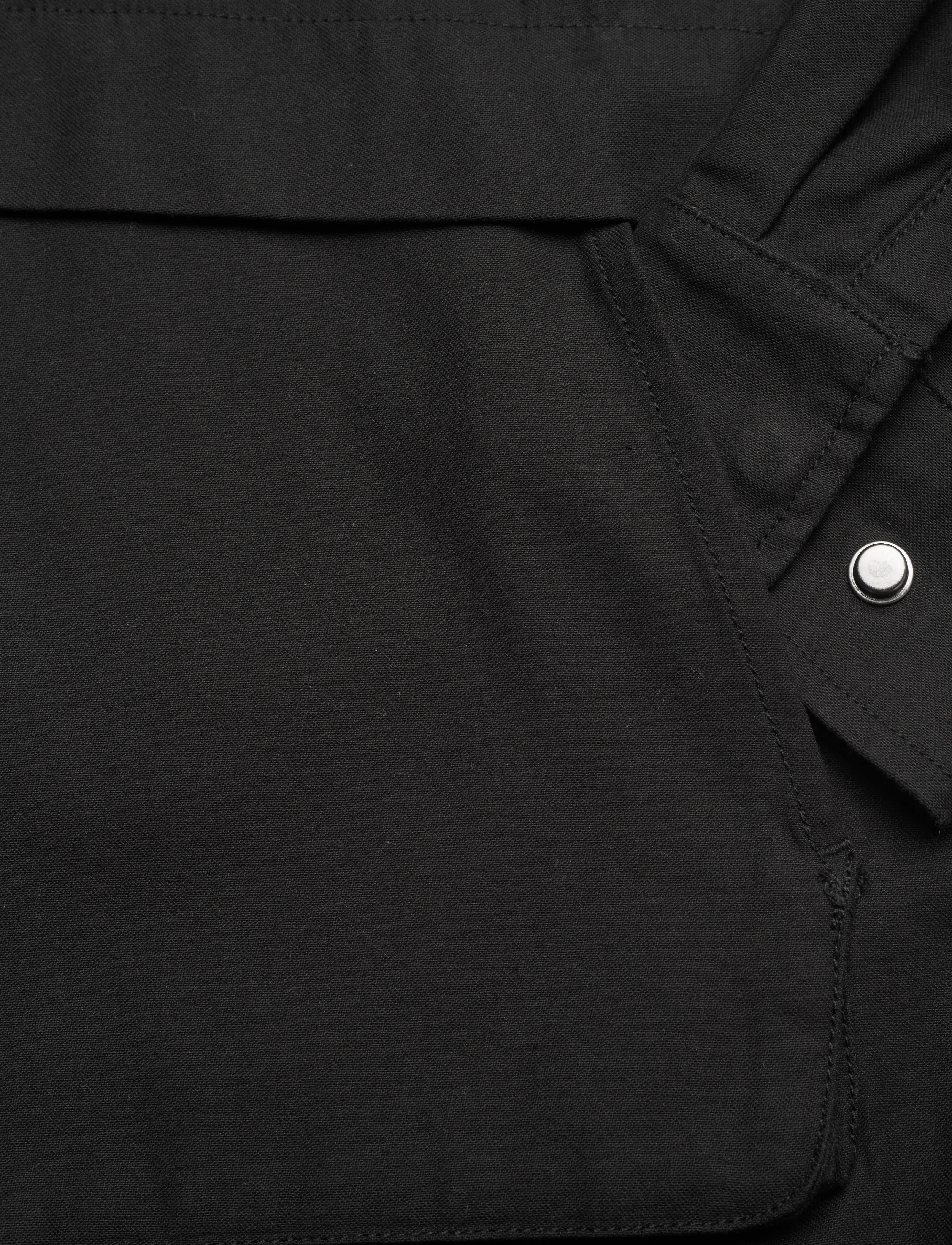 HOLZWEILER - Eivind Pocket Shirt - black - 3