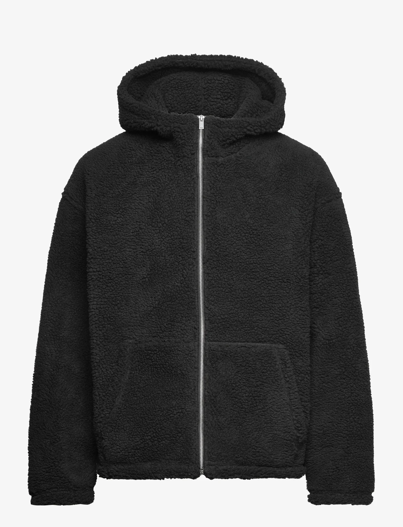 HOLZWEILER - Soothest Fleece Zip Hoodie - truien en hoodies - black - 0