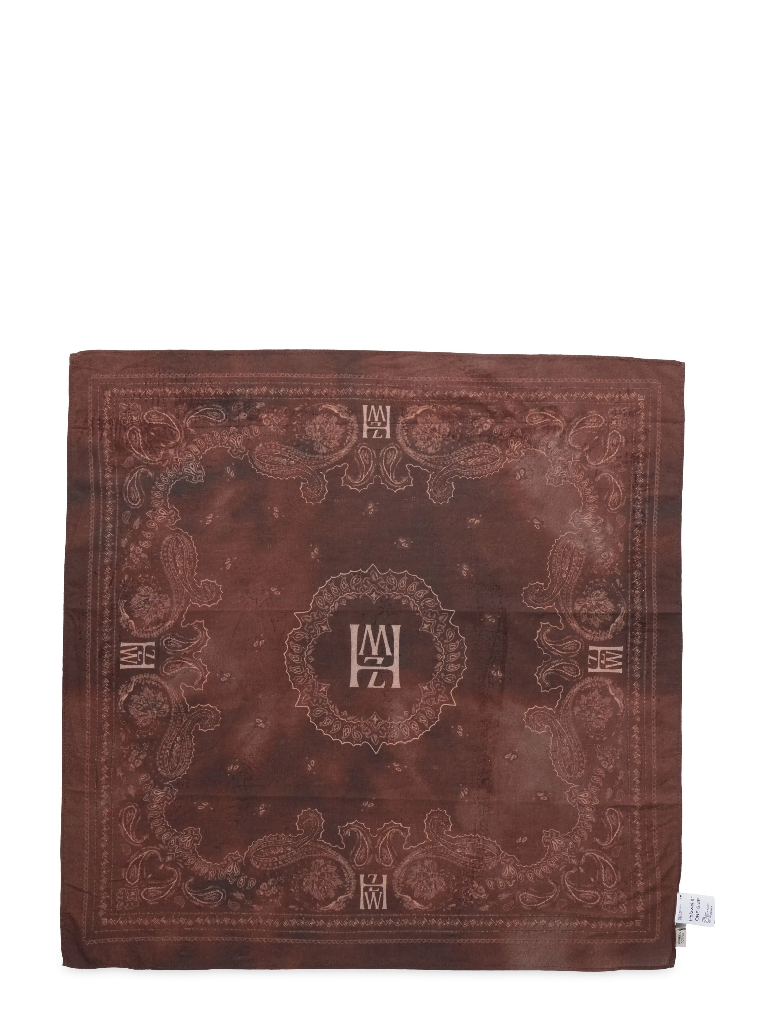 HOLZWEILER - Cotton FS Scarf Paisley - brown mix - 1