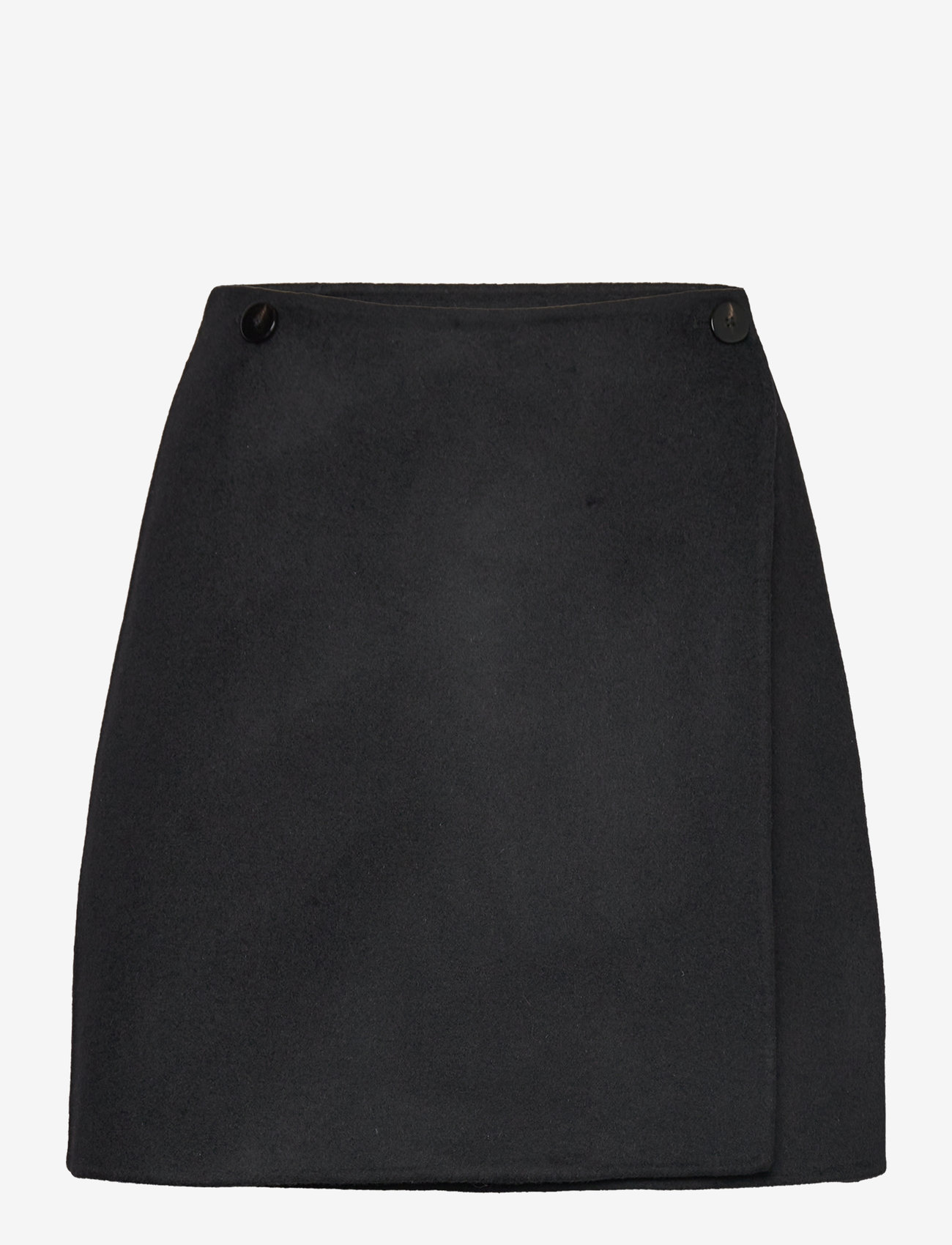 HOLZWEILER - Erina Wool Skirt - kurze röcke - black - 0
