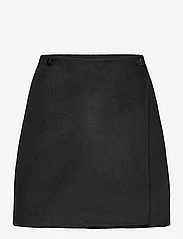 HOLZWEILER - Erina Wool Skirt - kurze röcke - black - 0