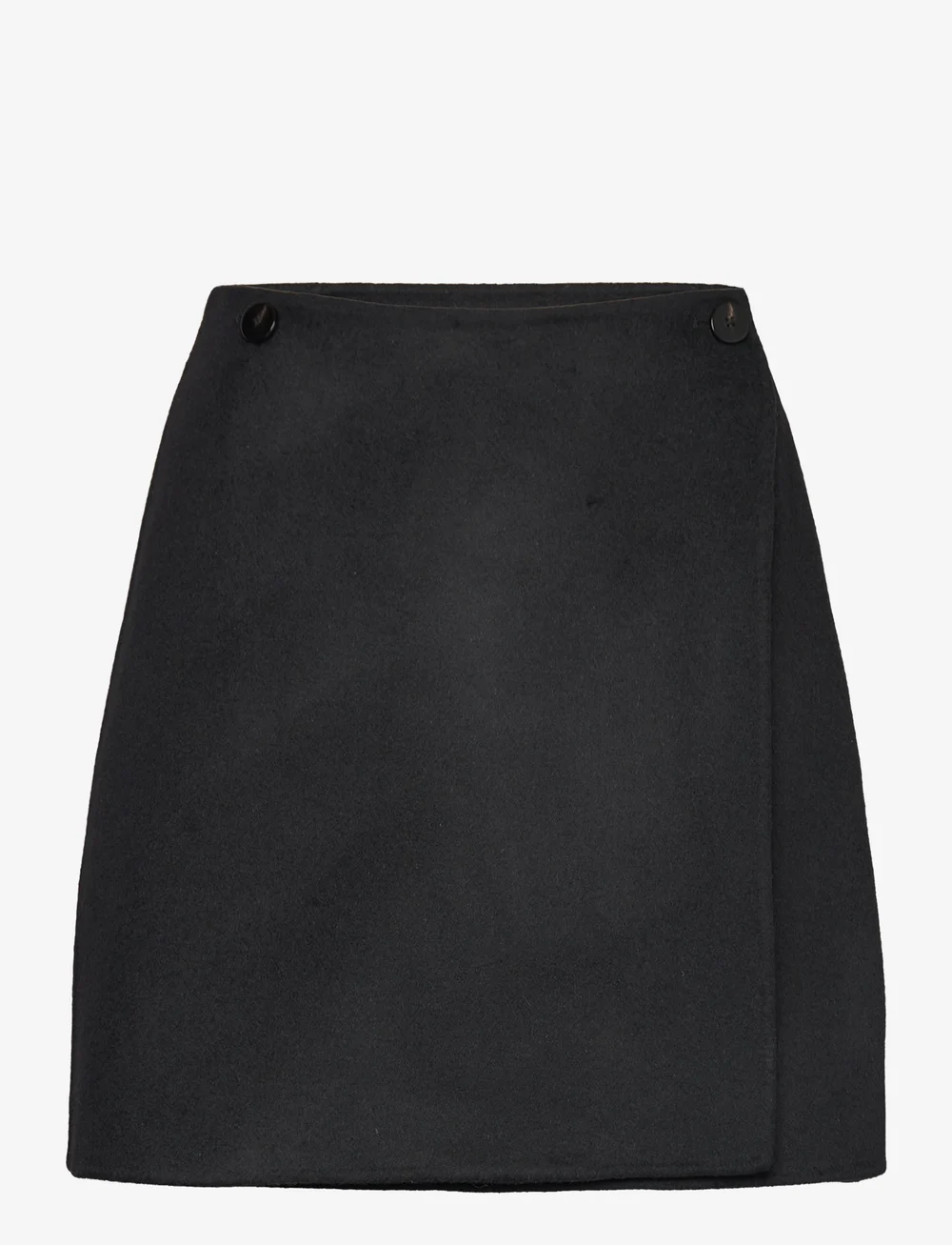 HOLZWEILER - Erina Wool Skirt - korta kjolar - black - 0