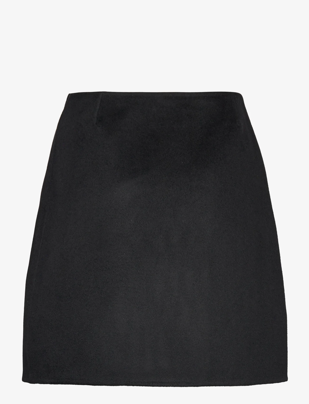 HOLZWEILER - Erina Wool Skirt - kurze röcke - black - 1