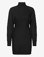 Echo Knit Dress - BLACK