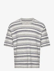 HOLZWEILER - Ranger Striped Knit Tee - kortærmede t-shirts - blue mix - 0