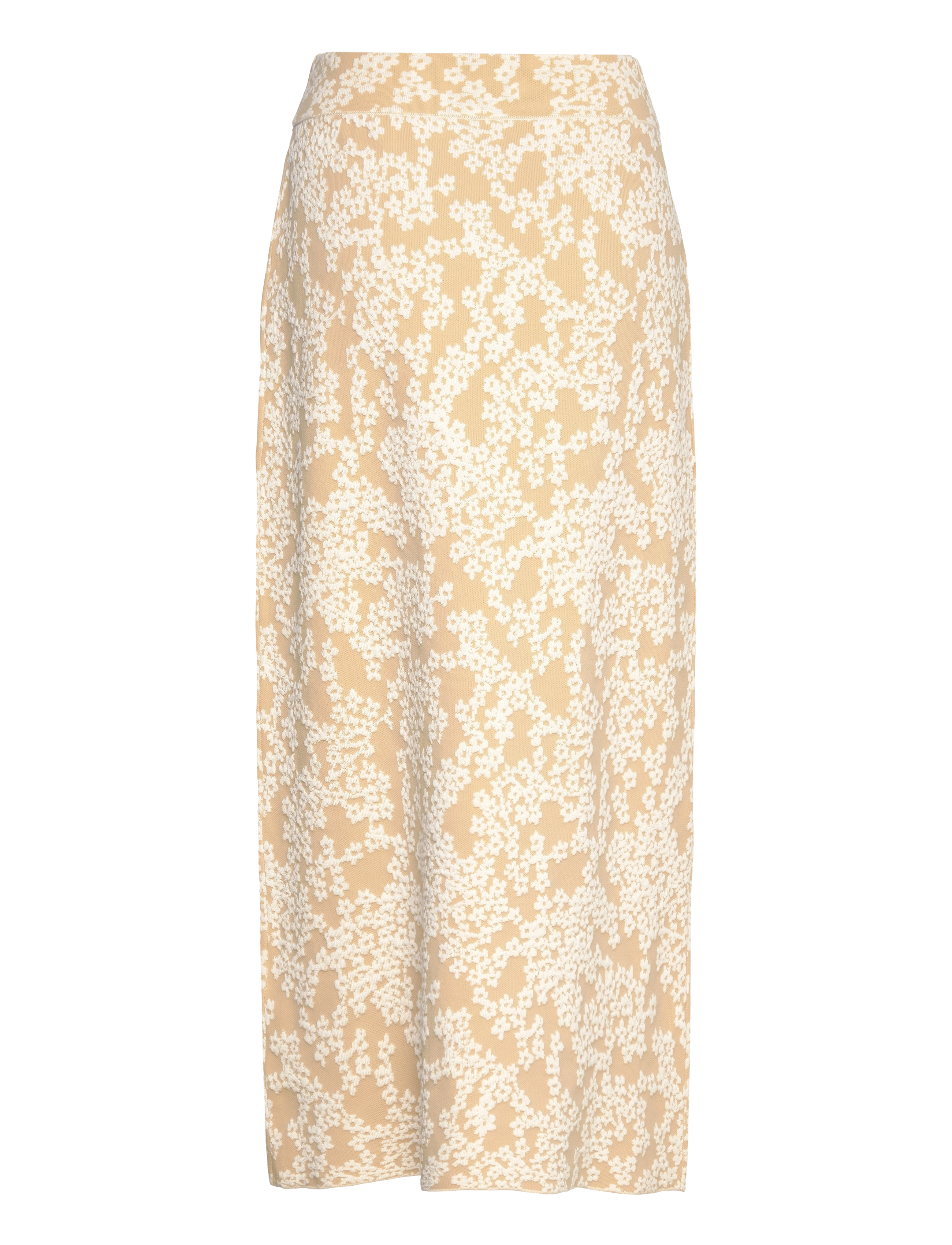 HOLZWEILER - Tine Jacquard Knit Skirt - beige mix - 1