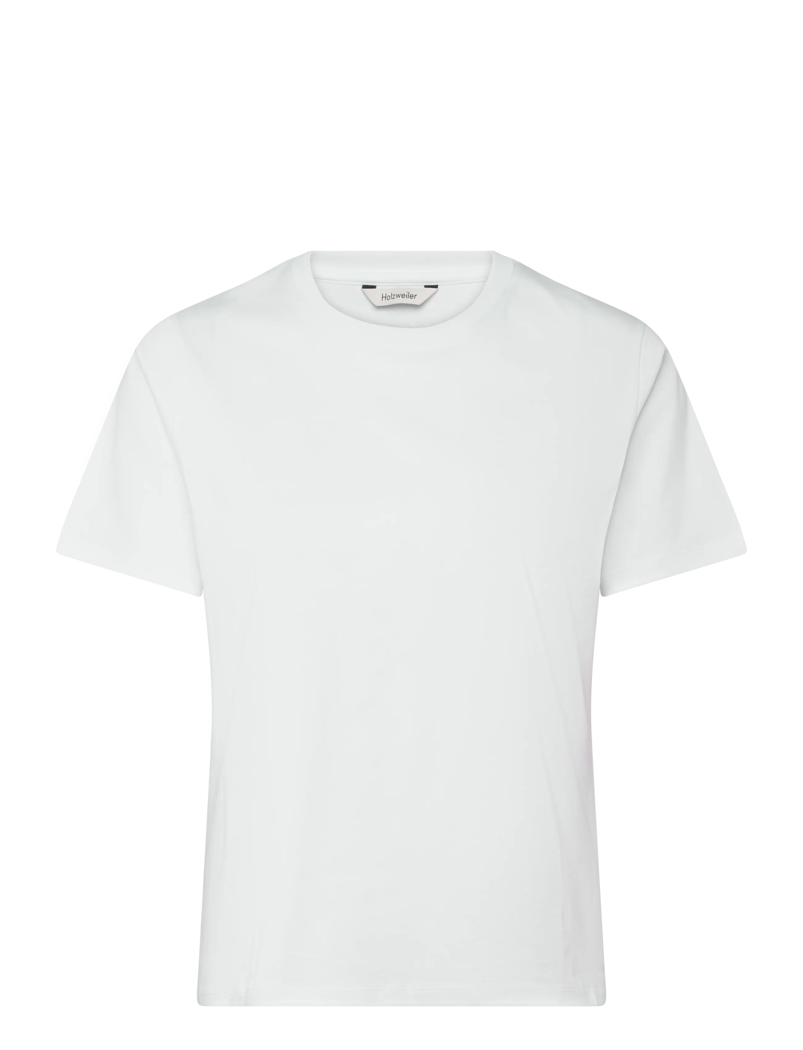 HOLZWEILER W. Regular Tee - Clothing - WHITE / white