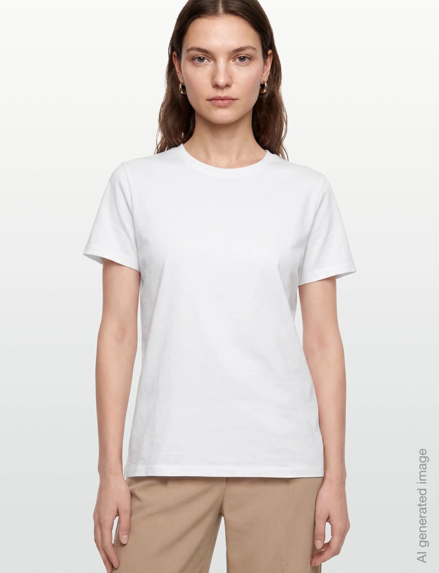 HOLZWEILER - W. Regular Tee - t-shirts - white - 3