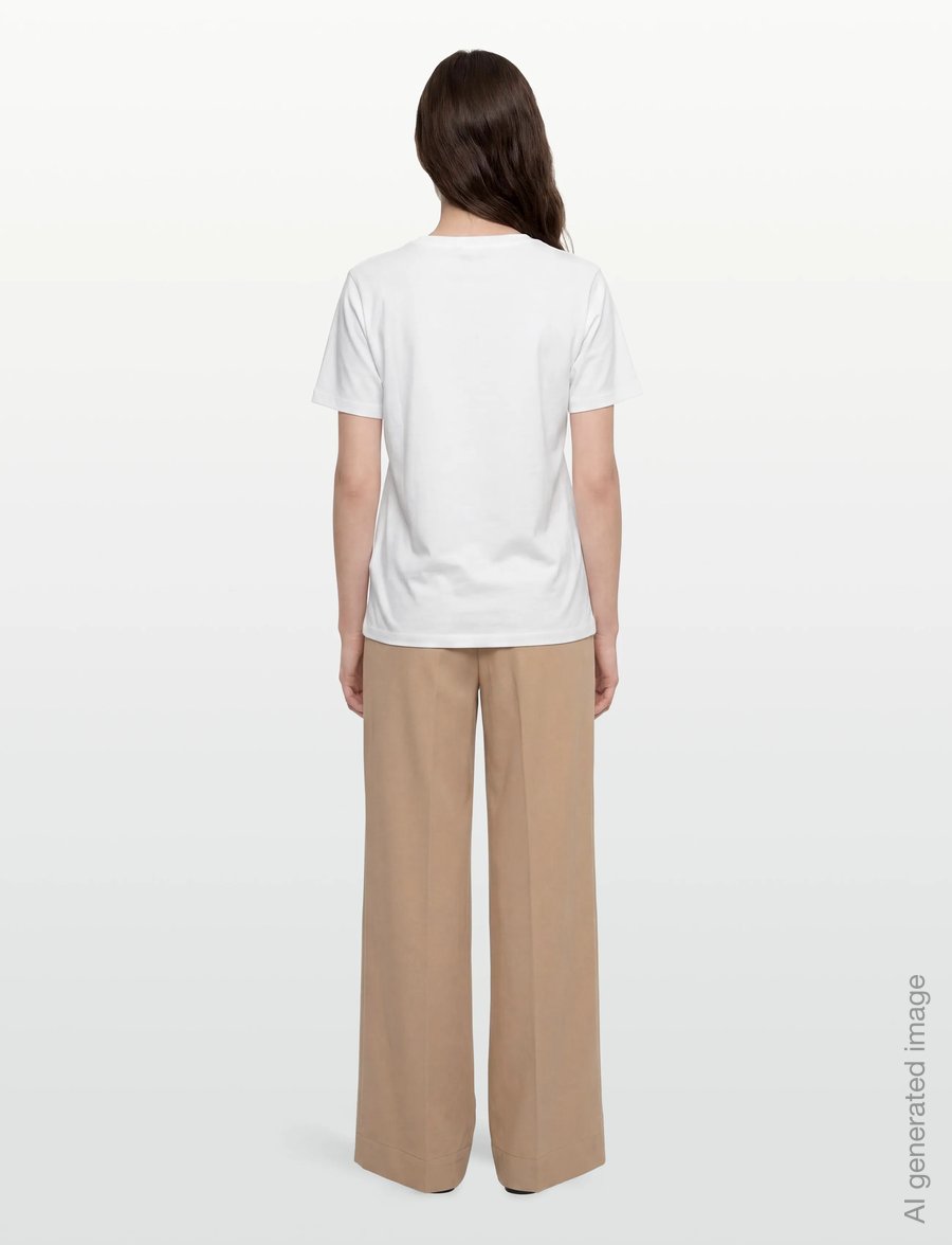 HOLZWEILER - W. Regular Tee - t-shirts - white - 4