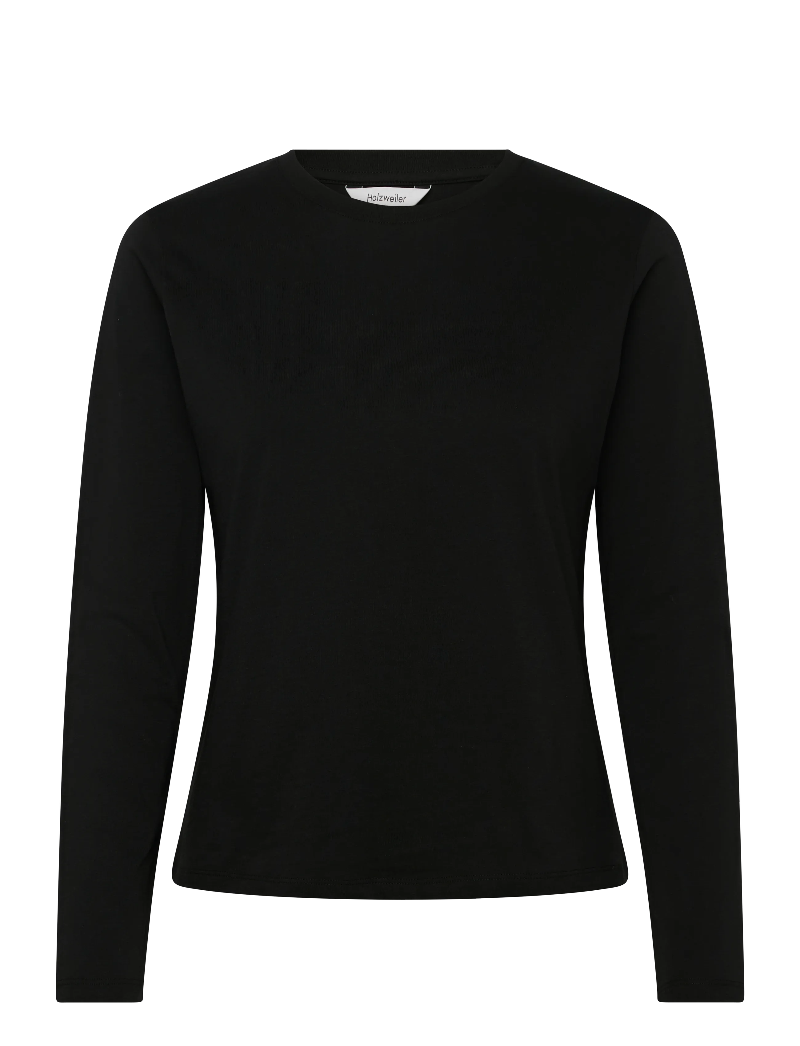 HOLZWEILER W. Regular Long Sleeve - Transitional Layering - BLACK / black