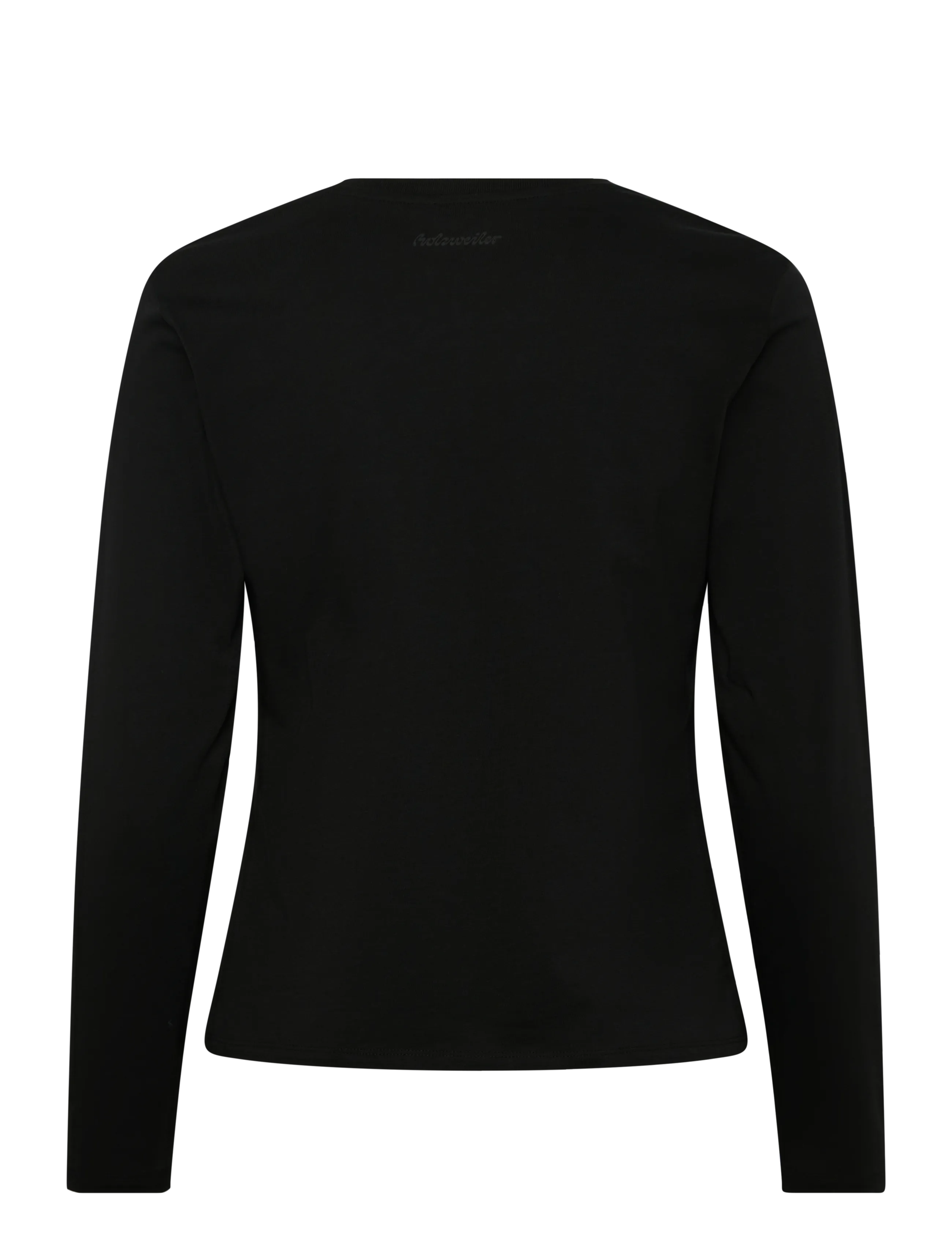 HOLZWEILER - W. Regular Long Sleeve - langärmlige tops - black - 1