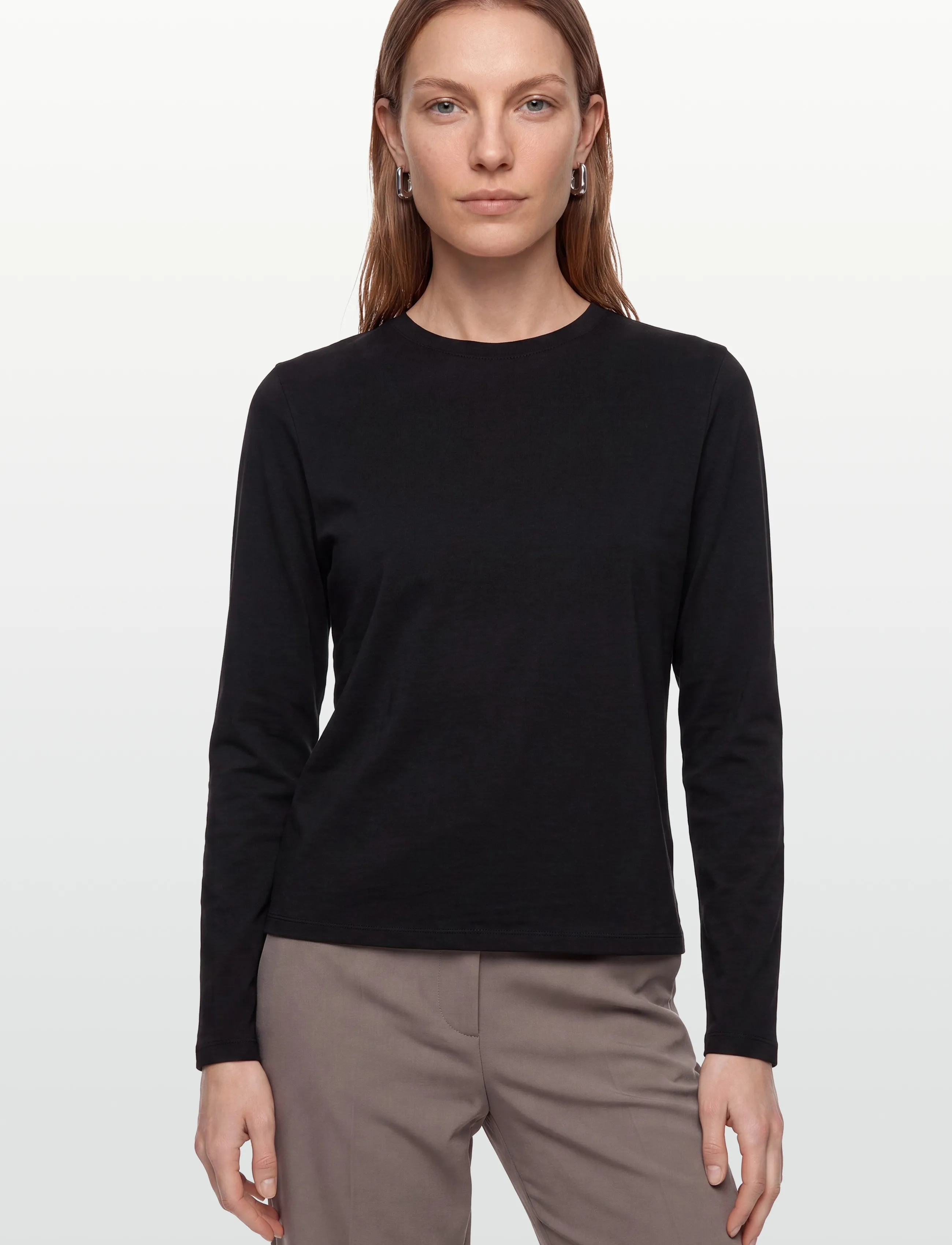 HOLZWEILER - W. Regular Long Sleeve - langærmede toppe - black - 3
