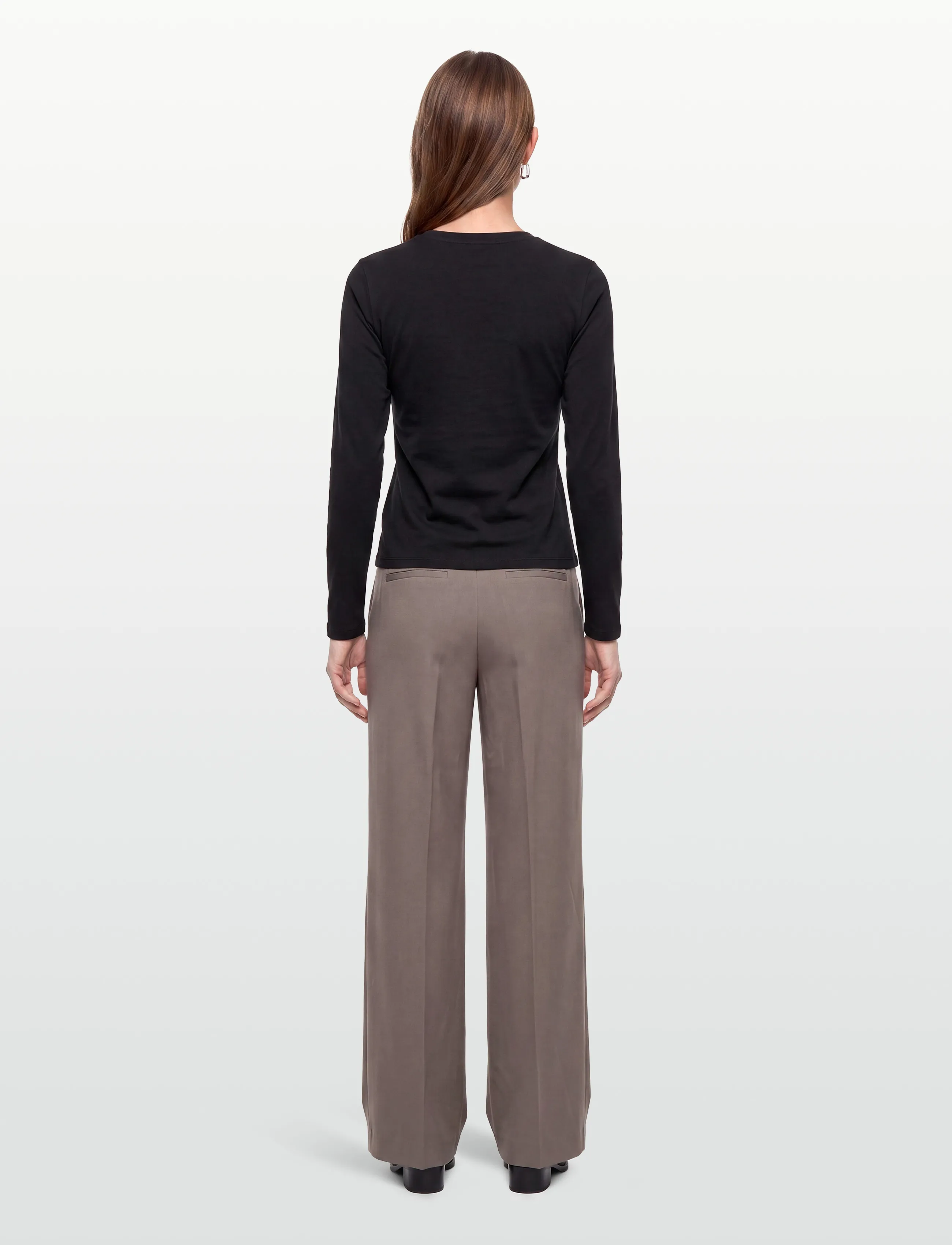 HOLZWEILER - W. Regular Long Sleeve - langærmede toppe - black - 4