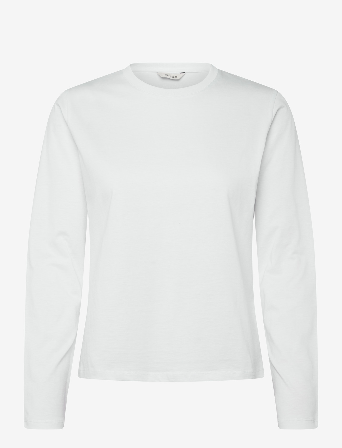 HOLZWEILER - W. Regular Long Sleeve - langärmlige tops - white - 0