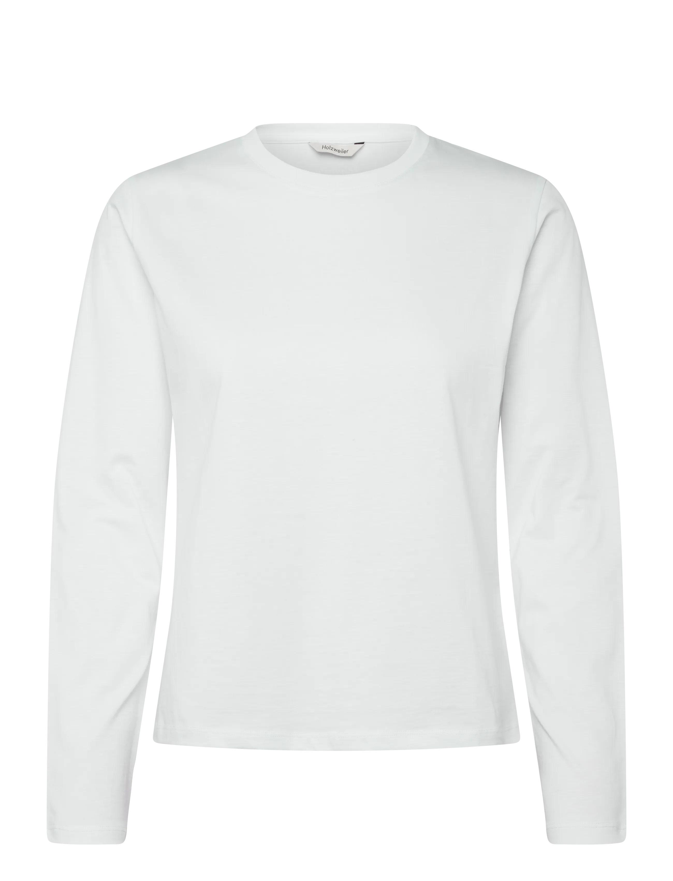 HOLZWEILER W. Regular Long Sleeve - Tøj - WHITE / white