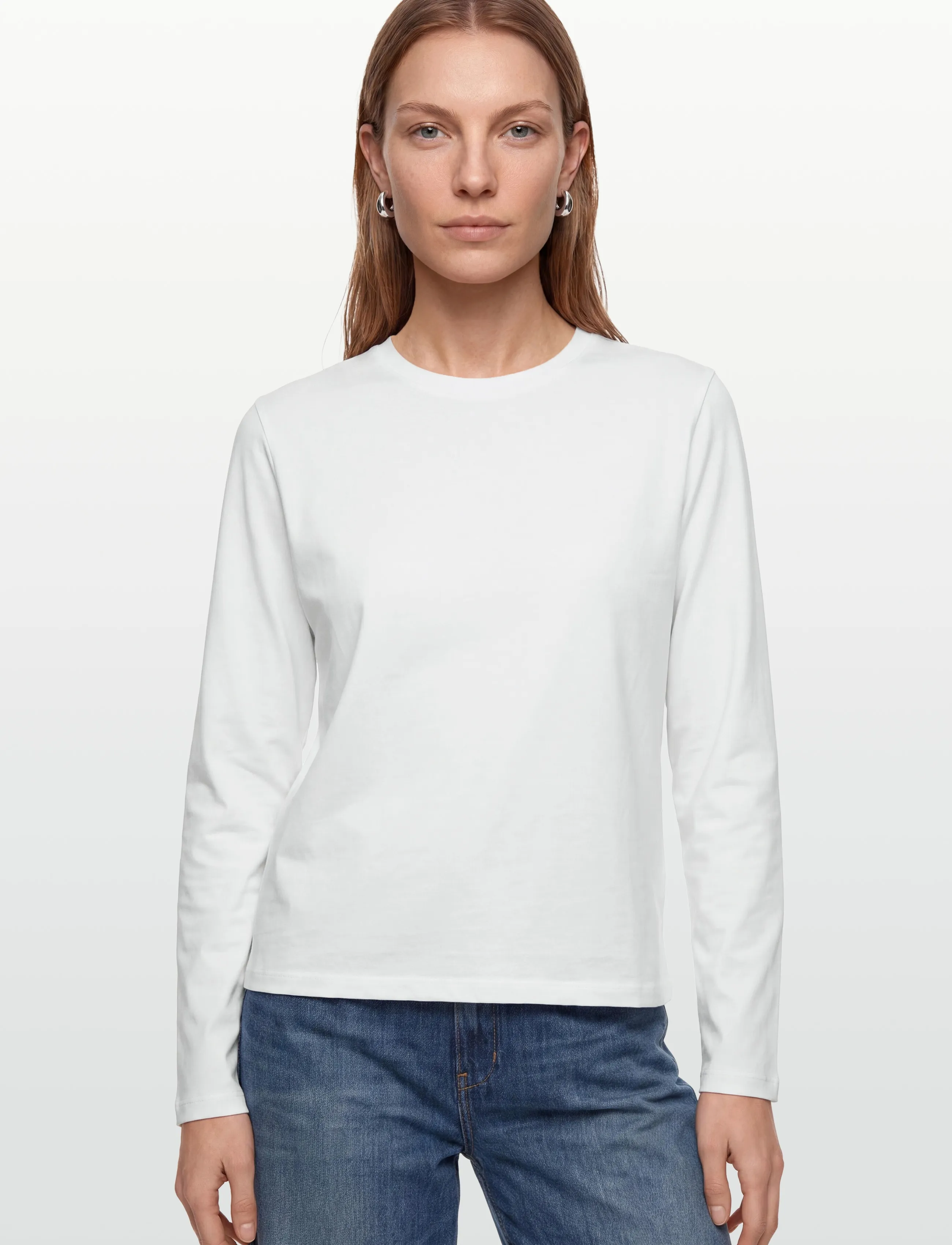 HOLZWEILER - W. Regular Long Sleeve - palaidinukės ilgomis rankovėmis - white - 3