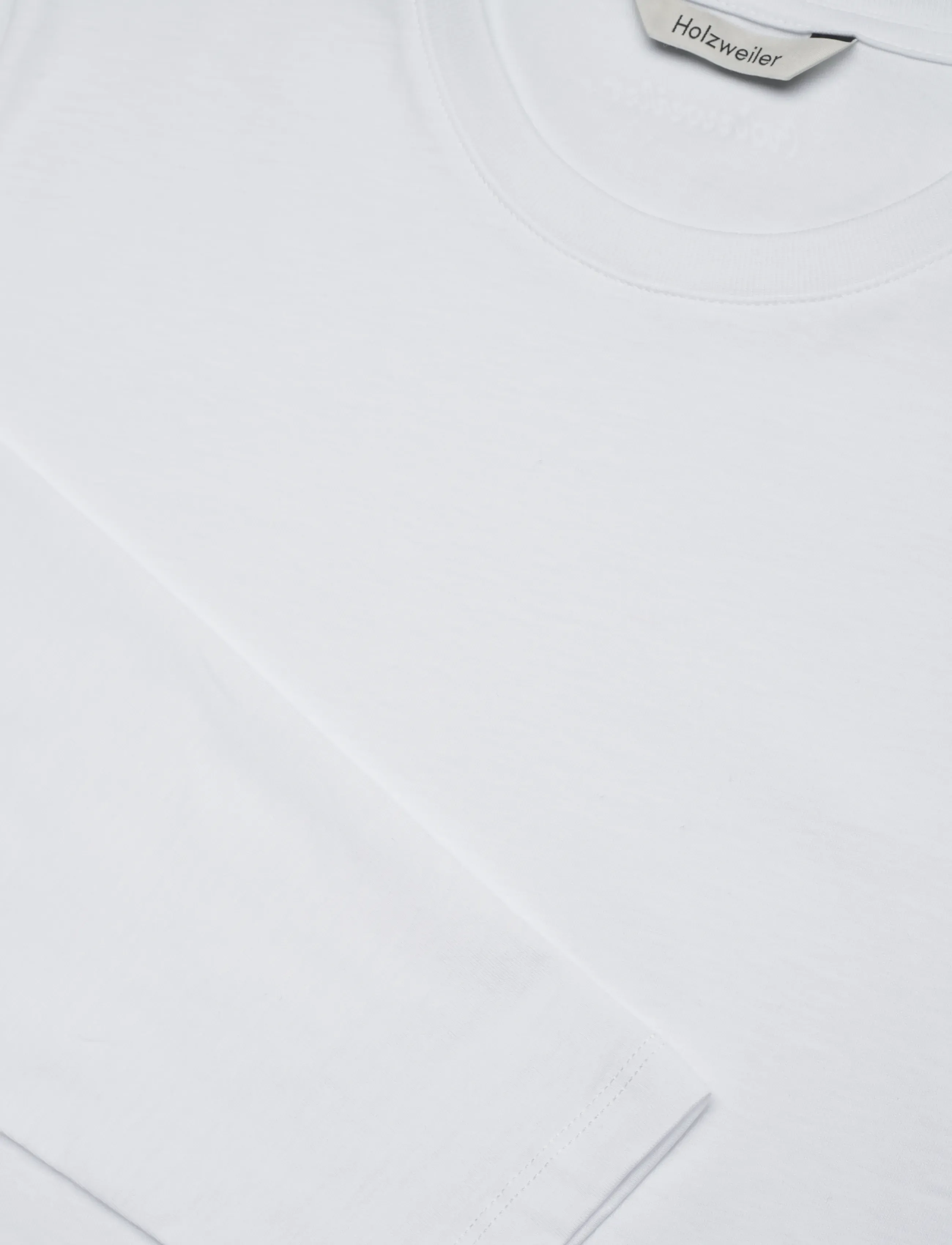 HOLZWEILER - W. Regular Long Sleeve - långärmade toppar - white - 2