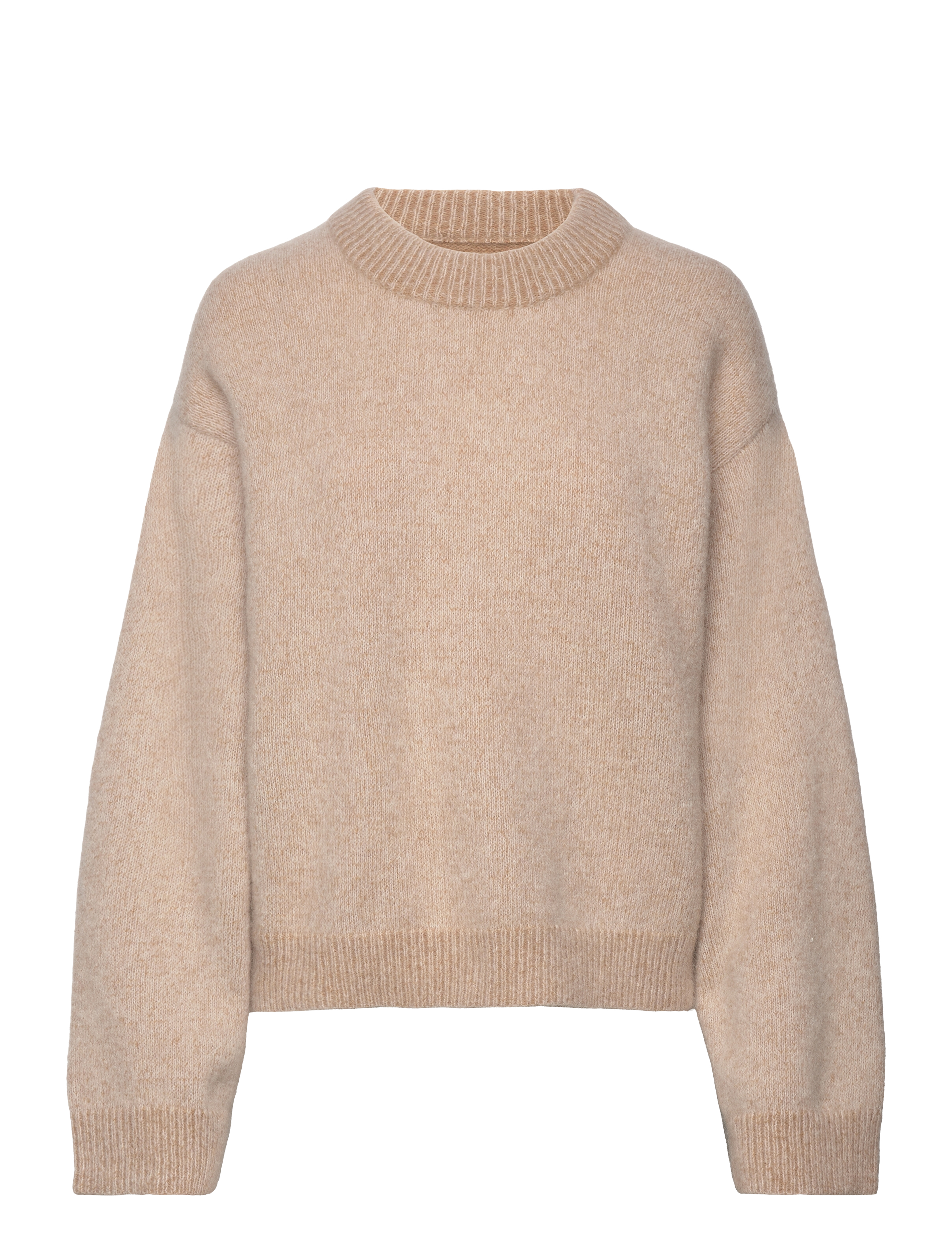 HOLZWEILER Tine Knit Crew Neck - HOLZWEILER - SAND MIX / beige