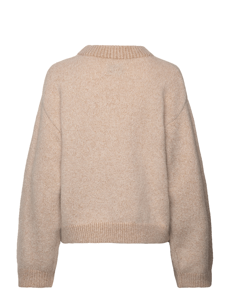 HOLZWEILER - Tine Knit Crew Neck - sviitrid - sand mix - 1