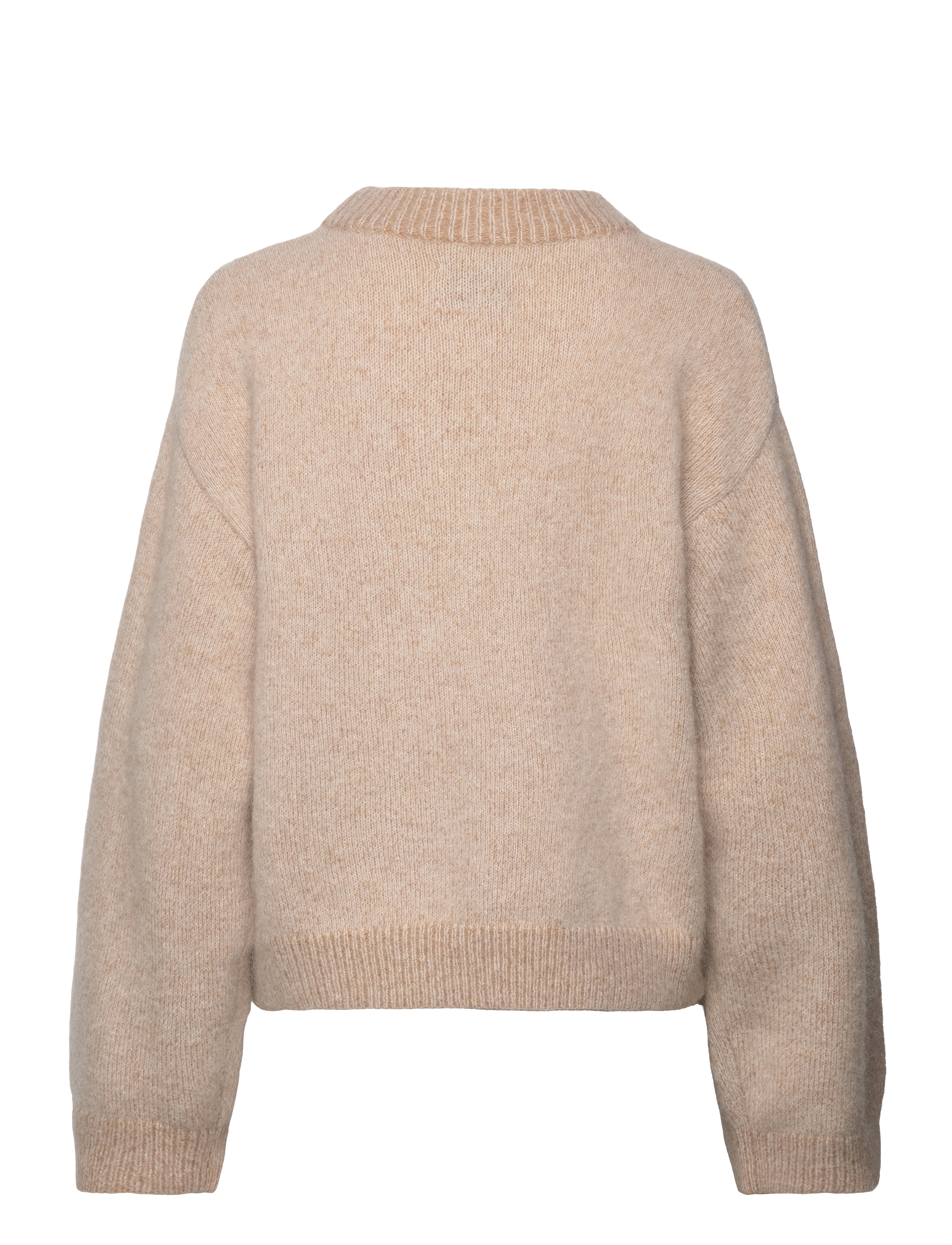HOLZWEILER - Tine Knit Crew Neck - sviitrid - sand mix - 1