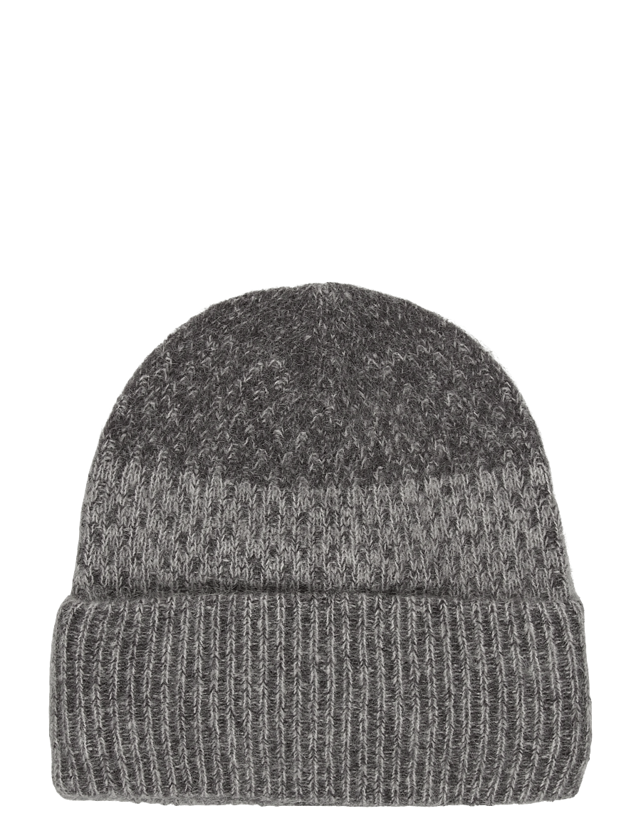 HOLZWEILER - Tine Knit Beanie - mössor - dk. grey mix - 0